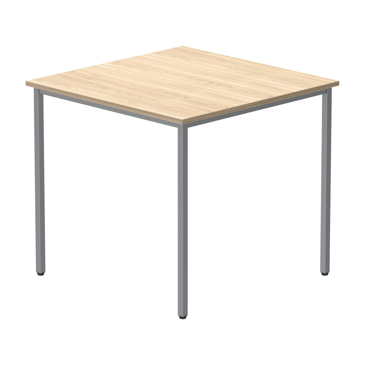 Workwise Multipurpose Meeting Table Canadian Oak 800mm x 800mm