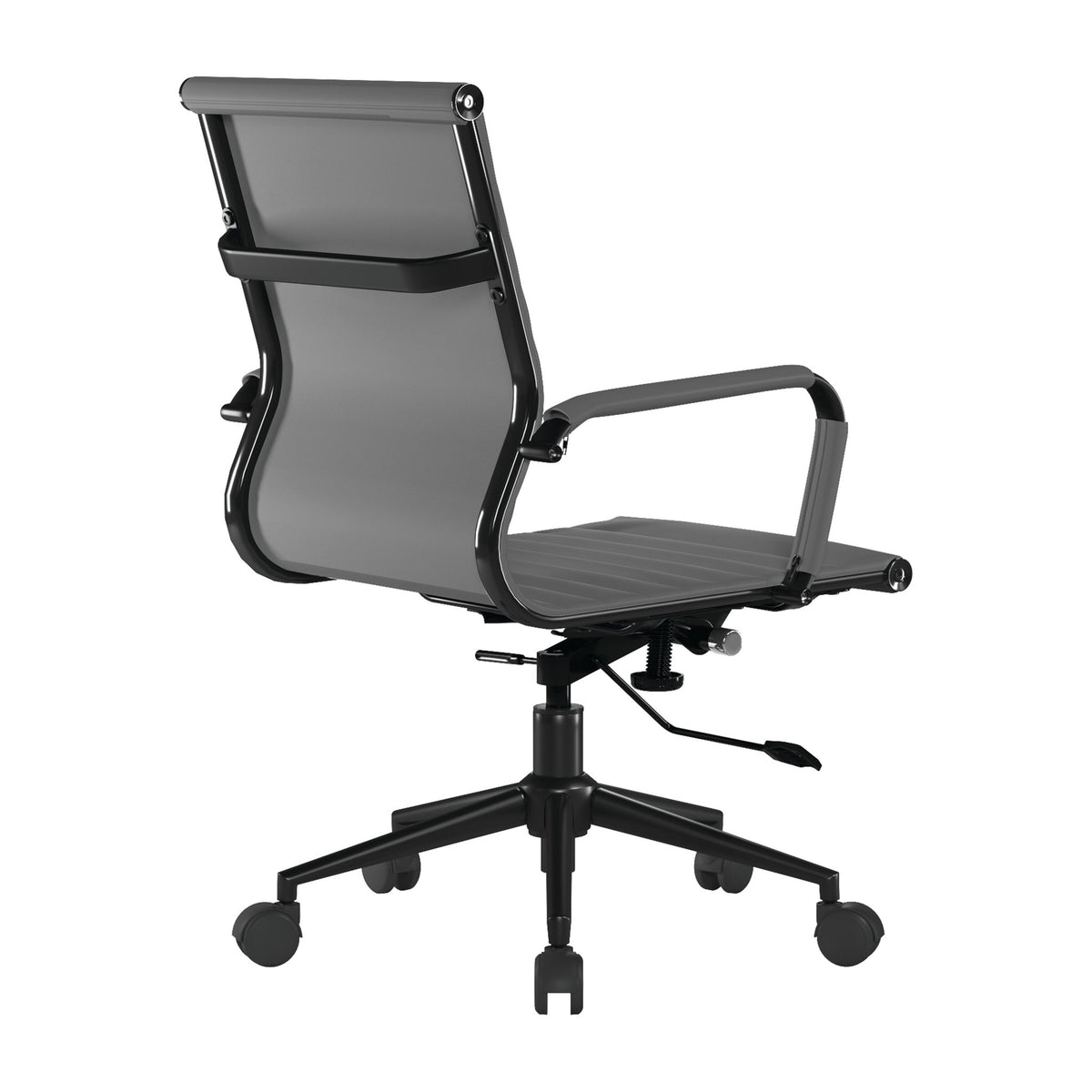 Hallmark Manager Chair with Black Frame in Grey