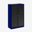 Bisley Essentials Tambour Unit Steel Storage Bisley Shop Blue Black 