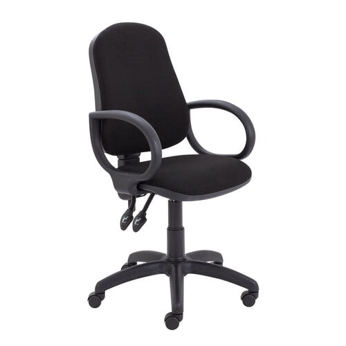 Calypso II High Back Office Chair Chairs TC Group Black Fixed