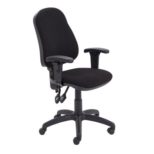Calypso II High Back Office Chair Chairs TC Group Black Height Adjustable