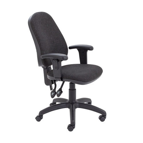 Calypso II High Back Office Chair Chairs TC Group Charcoal Height Adjustable