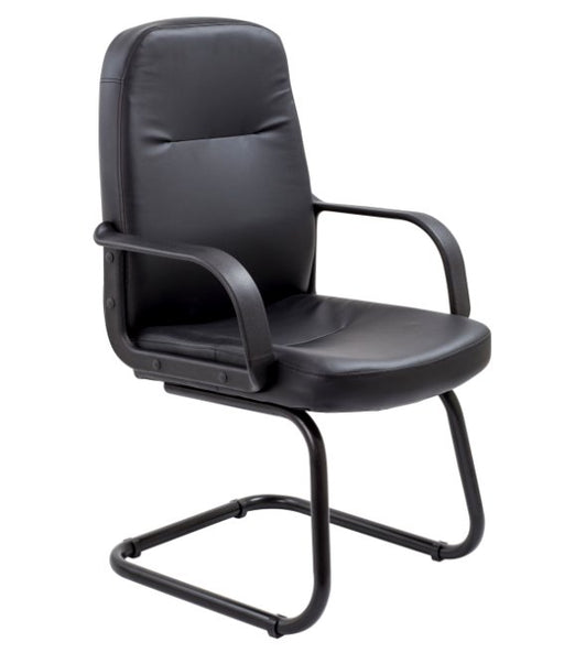 Canasta II Visitor Leather Chair EXECUTIVE TC Group Black - Faux Leather 