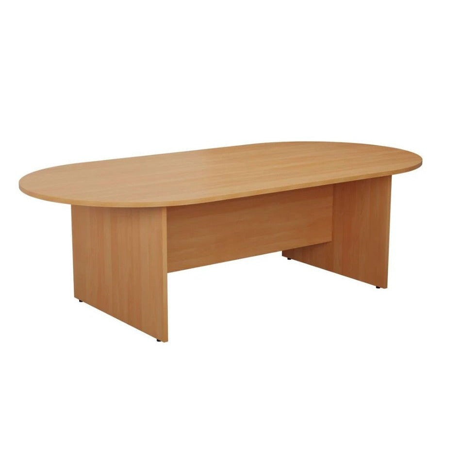 D End Meeting Table in beech