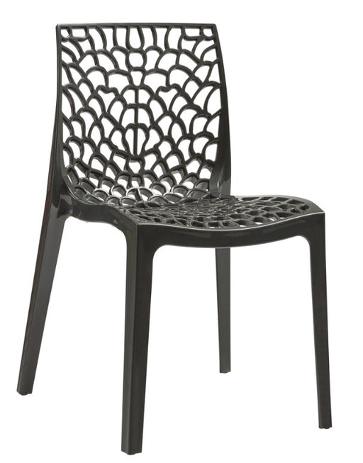 Galaxy Side Chair Café Furniture zaptrading Black 