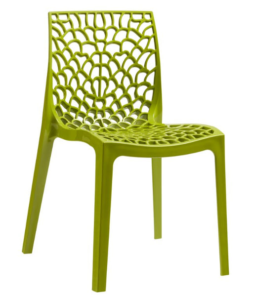 Galaxy Side Chair Café Furniture zaptrading Green 