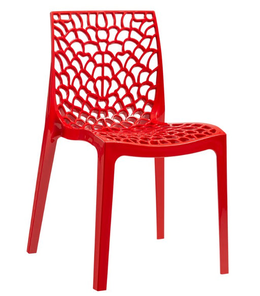 Galaxy Side Chair Café Furniture zaptrading Red 