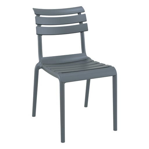 Helen Side Chair Café Furniture zaptrading Dark Grey 