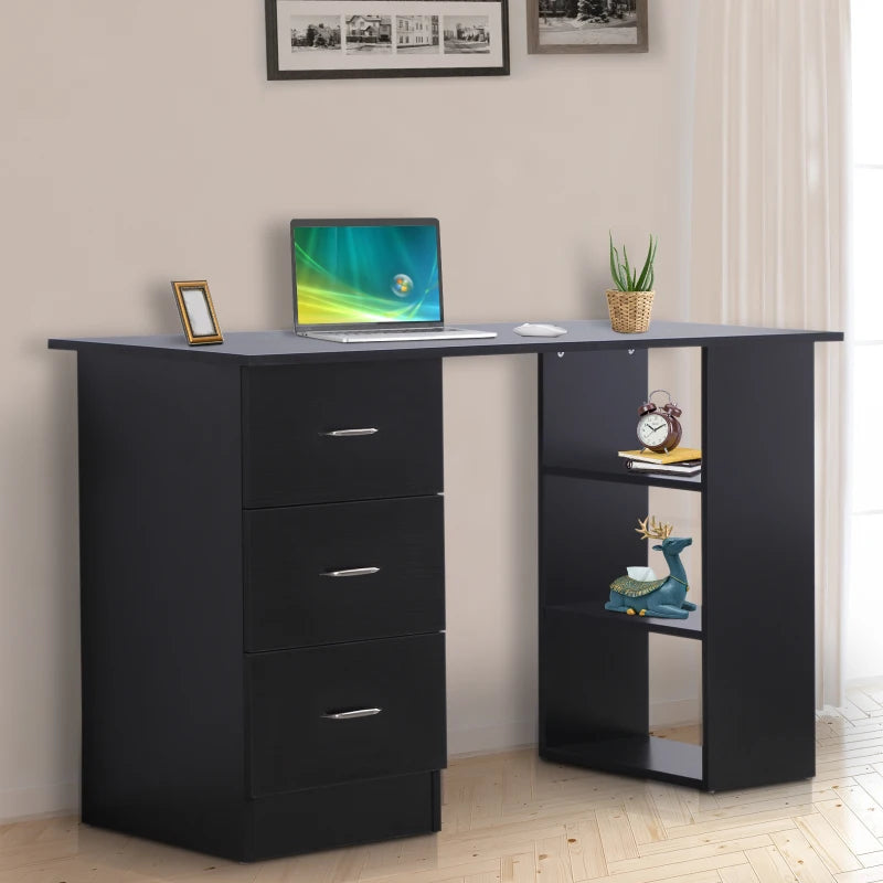 HOMCOM Study Workstation Desking AOSOM Black