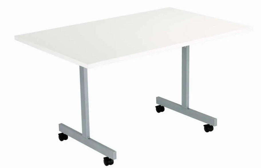One Eighty Rectangular Tilting Table Desks TC Group White 1200 x 700