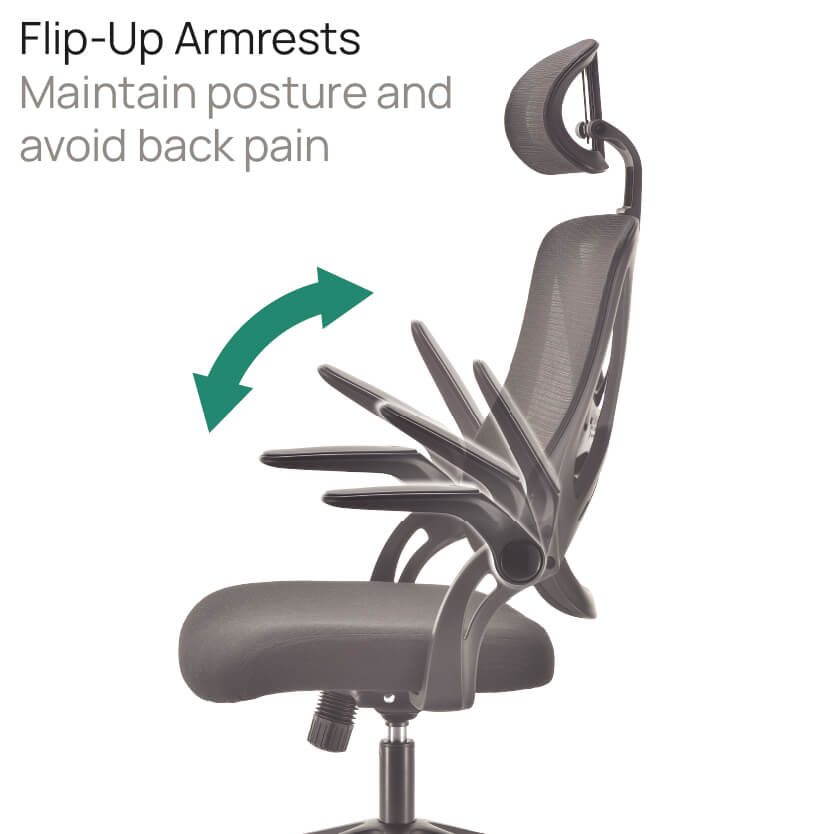 SitSmart High Back Mesh Office Chair Mesh Office Chairs TC Group