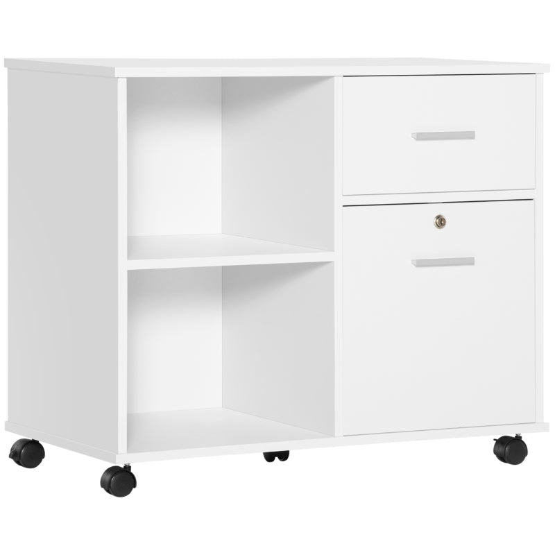 Vinsetto Filing Cabinet with Wheels (Draft) FILING AOSOM