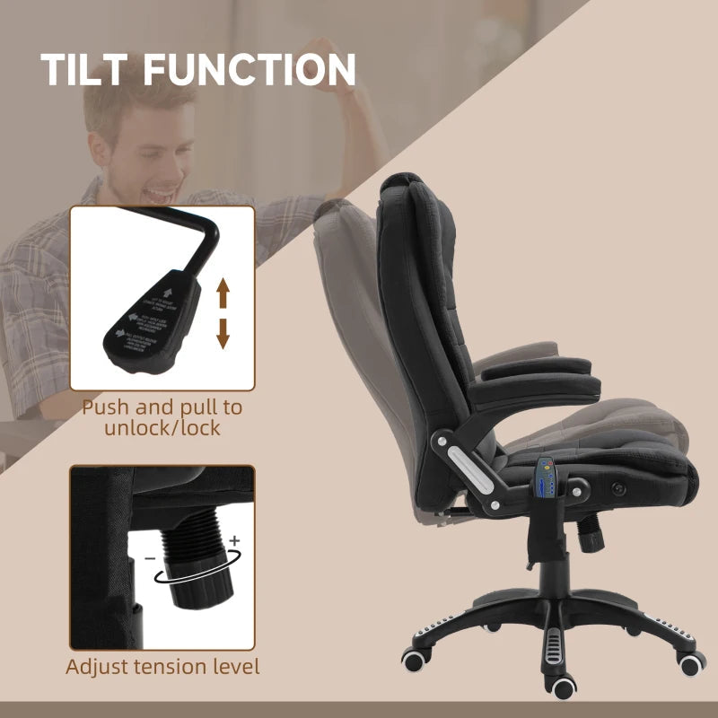 Vinsetto Heated Massage Recliner Chair EXECUTIVE AOSOM