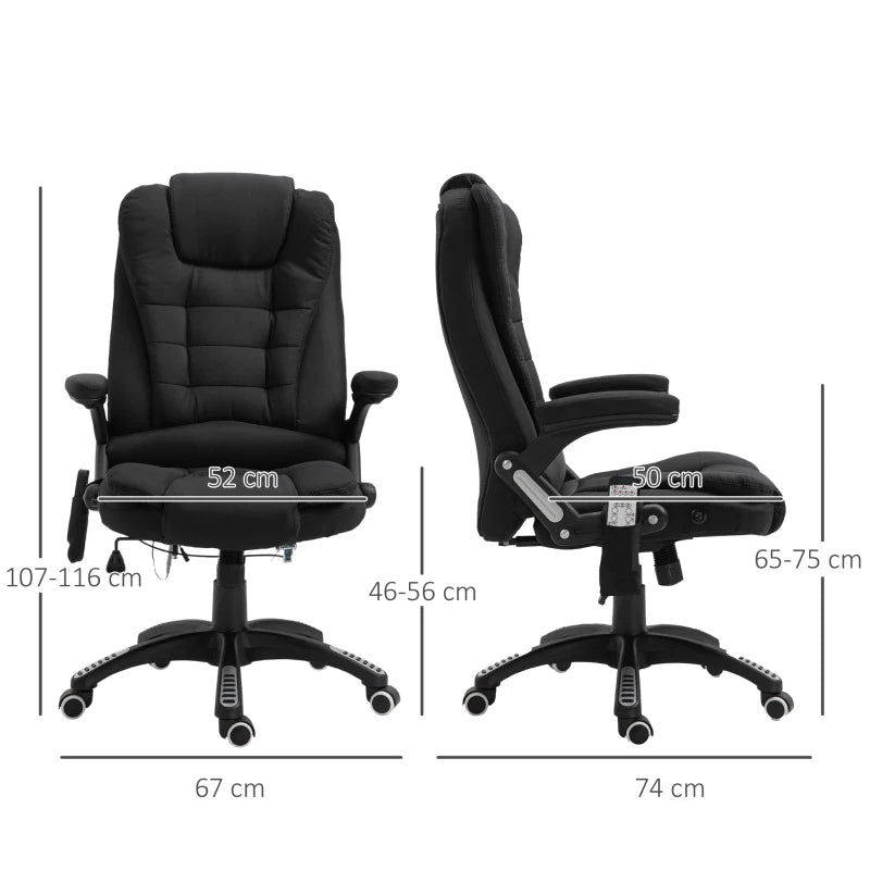 Vinsetto Heated Massage Recliner Chair EXECUTIVE AOSOM