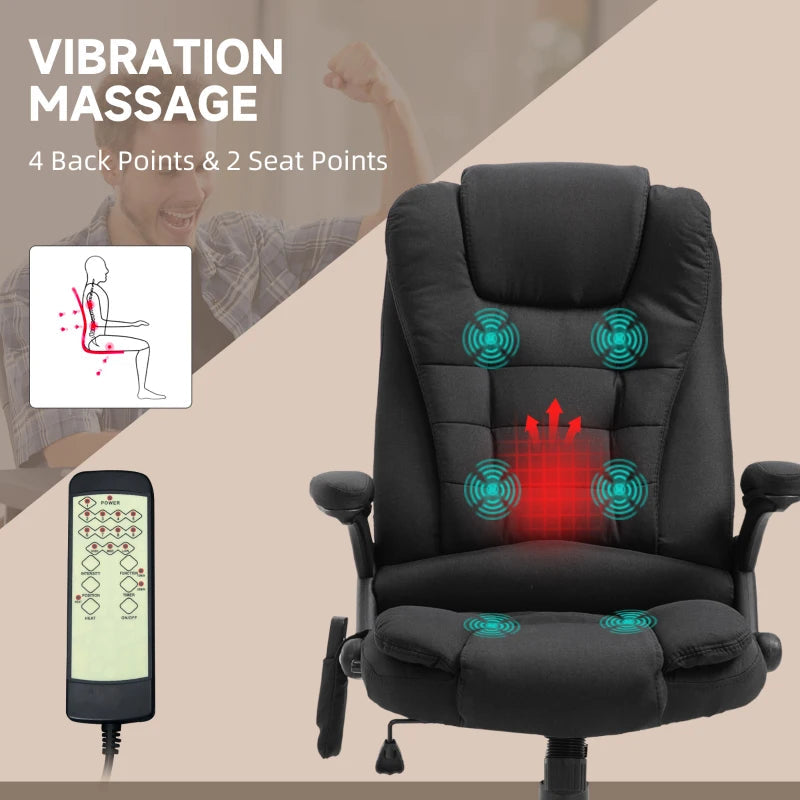 Vinsetto Heated Massage Recliner Chair EXECUTIVE AOSOM