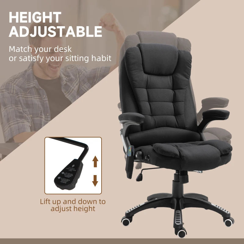 Vinsetto Heated Massage Recliner Chair EXECUTIVE AOSOM