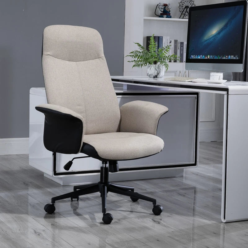 Vinsetto High Back Fabric Office Chair SEATING AOSOM