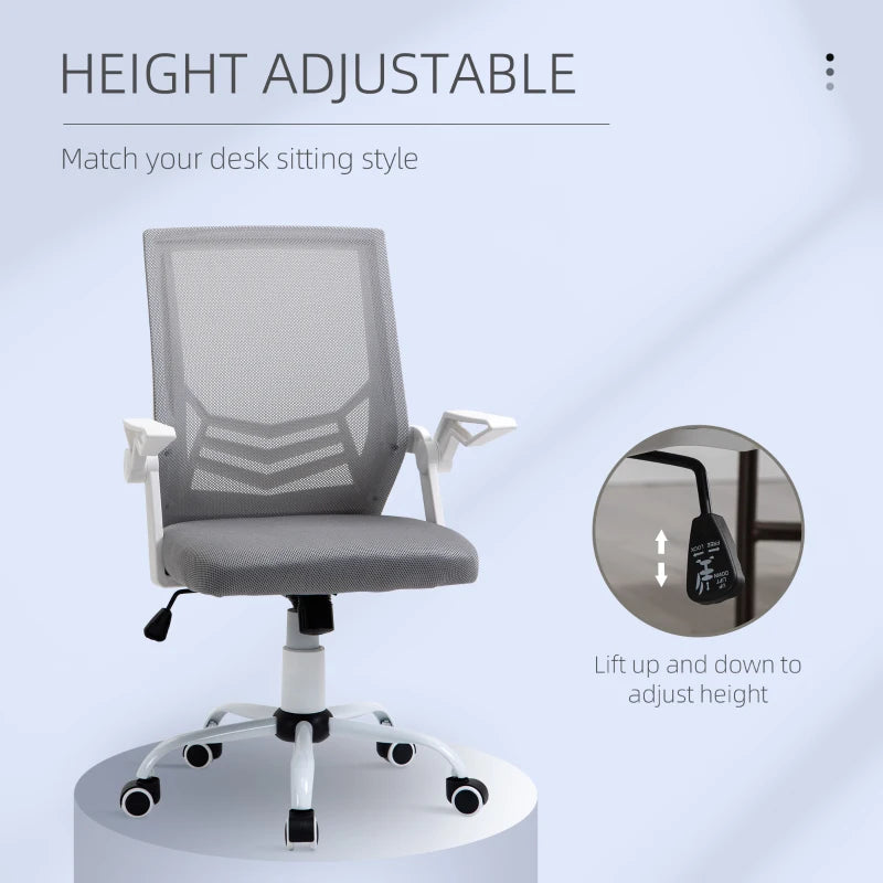Vinsetto Mesh Office Chair (Draft) Mesh Office Chairs AOSOM