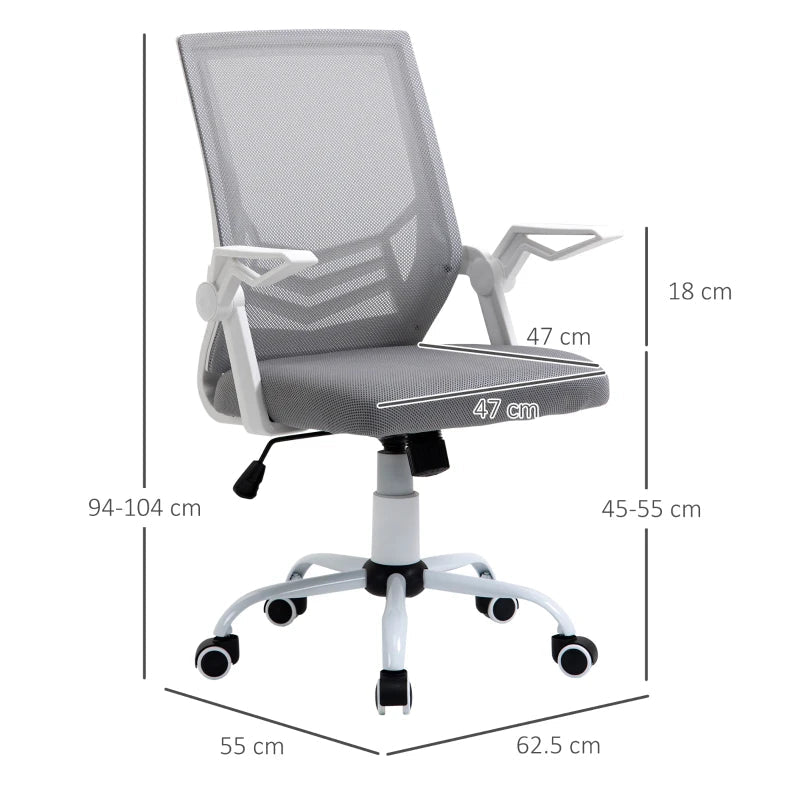 Vinsetto Mesh Office Chair (Draft) Mesh Office Chairs AOSOM
