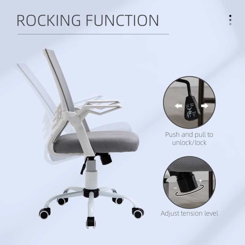 Vinsetto Mesh Office Chair (Draft) Mesh Office Chairs AOSOM
