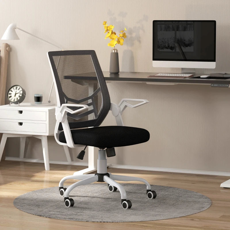 Vinsetto Mesh Office Chair (Draft) Mesh Office Chairs AOSOM Black