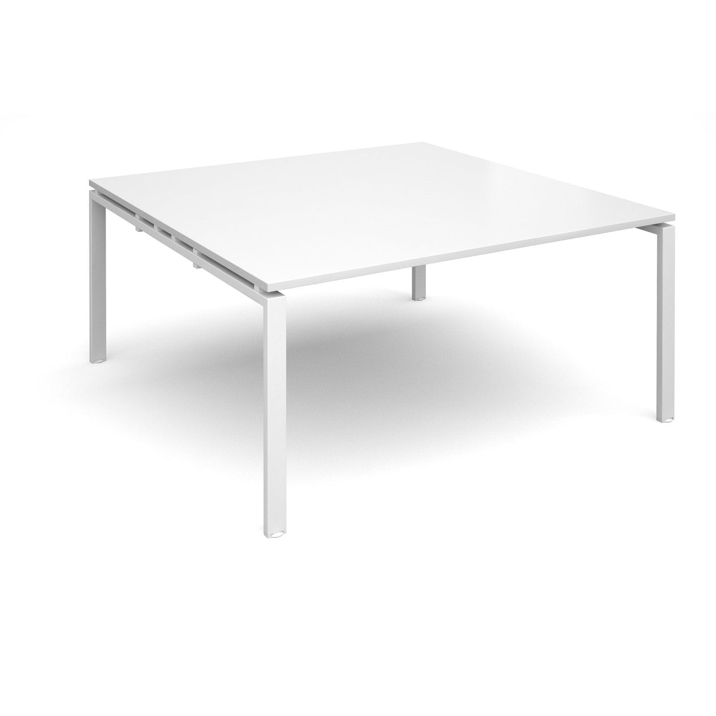 Adapt II Square Boardroom Table 1600mm x 1600mm BOARDROOM TABLES Dams White White