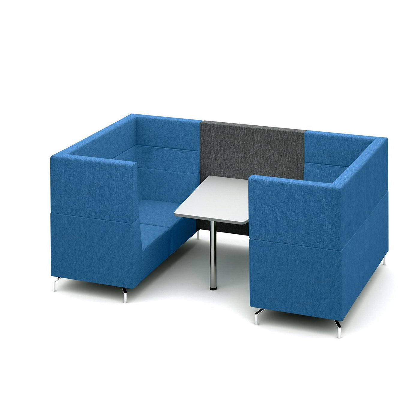 Alban Four Person Meeting Booth SOFT SEATING Social Spaces 2700mm