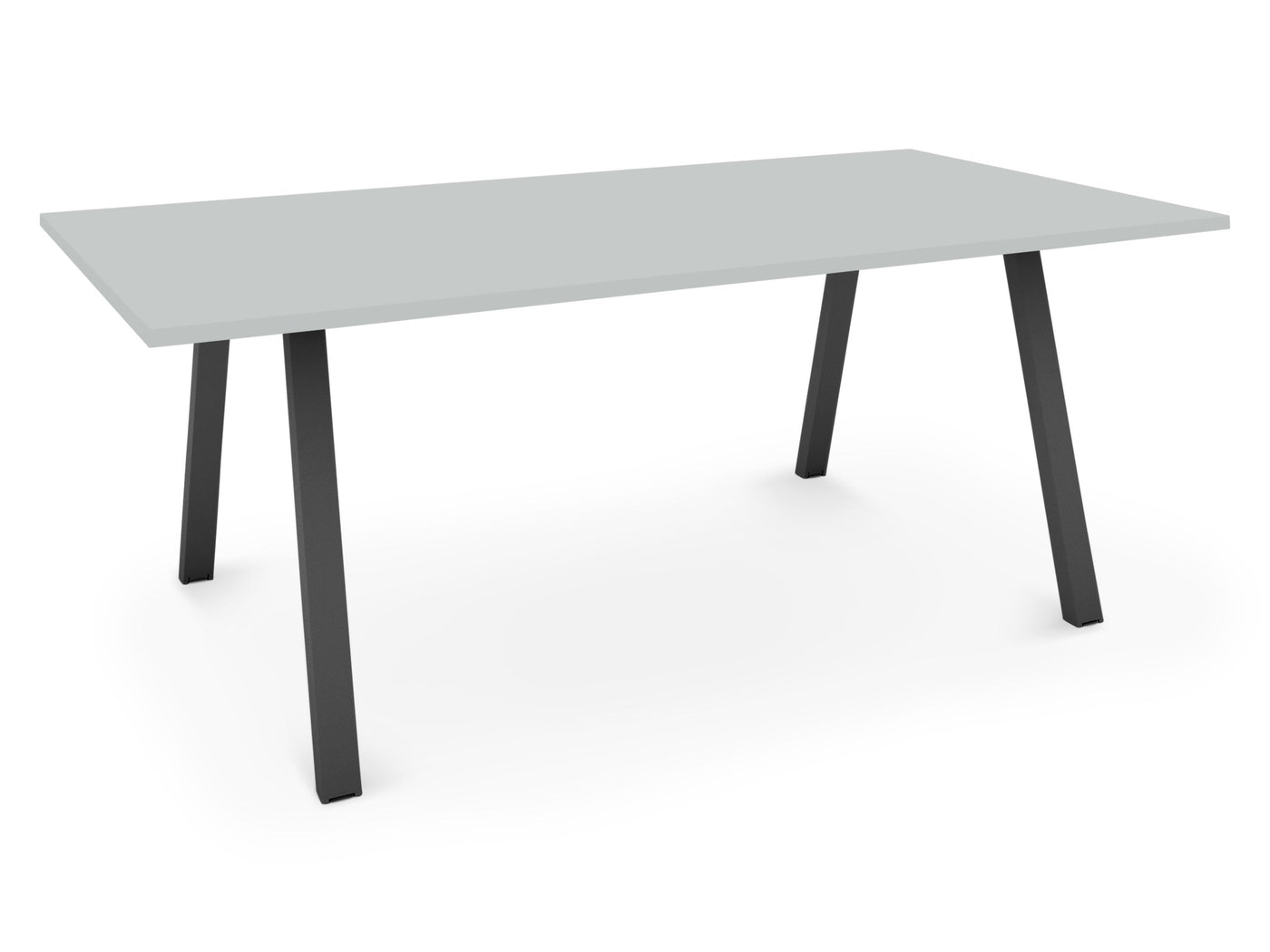 Albion A Frame Meeting Table - Black Finish Frame Meeting Tables Workstories 2000mm x 800mm Black Light Grey