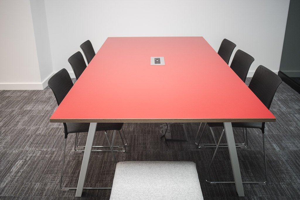 Albion A Frame Meeting Tables - Raw Finish Frame BENCH DESKS Workstories