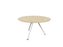 Arkitek Circular Meeting Table BOARDROOM Actiu Polished Light Oak 1000mm Diameter
