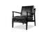 AT EASE Leather Reception Chair SOFT SEATING & RECEP Workstories Black Black 