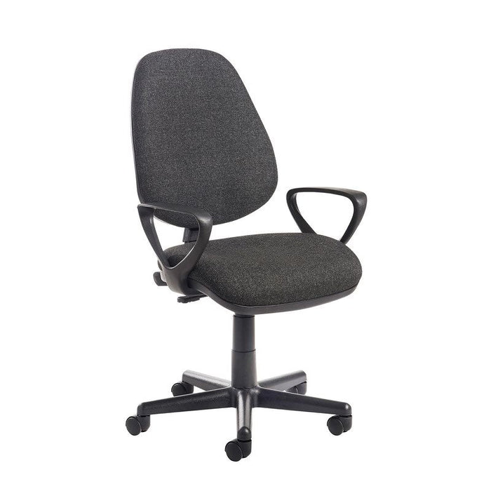 Bilbao fabric operators chair with fixed arms Seating Dams 