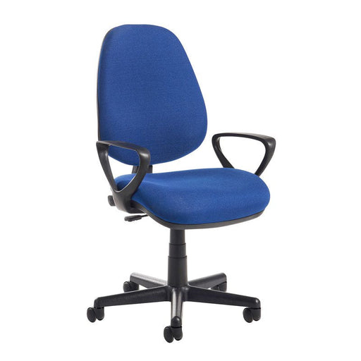 Bilbao fabric operators chair with fixed arms Seating Dams 
