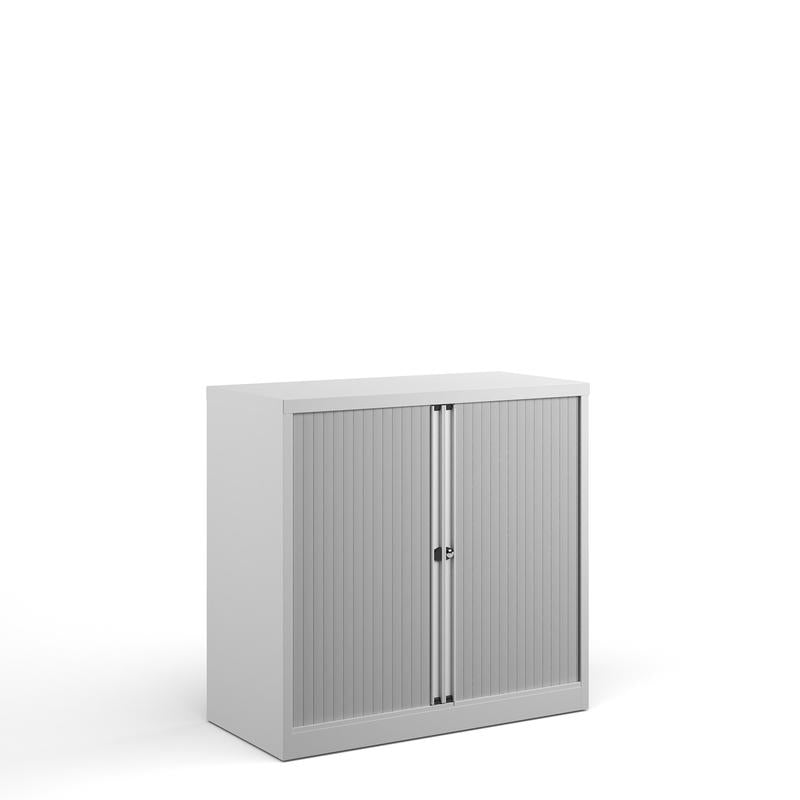 Bisley systems storage low tambour cupboard 1000mm high Steel Storage Dams