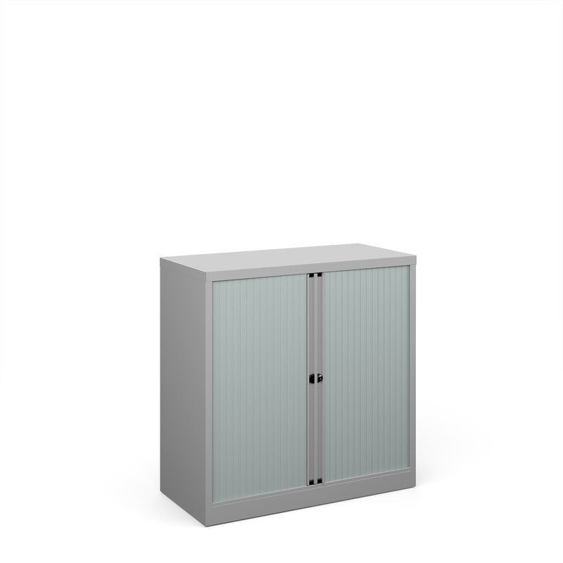 Bisley systems storage low tambour cupboard 1000mm high Steel Storage Dams