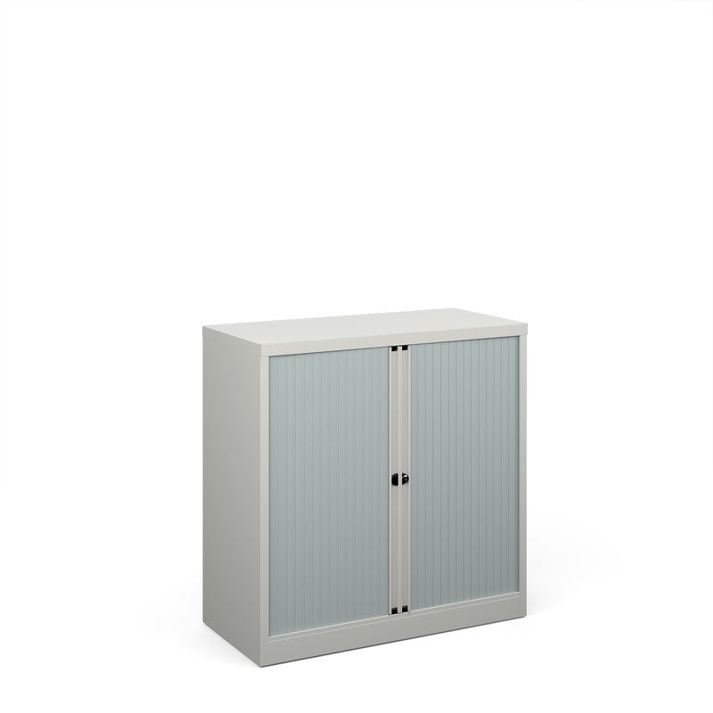 Bisley systems storage low tambour cupboard 1000mm high Steel Storage Dams