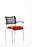 Brunswick Visitor Chair Bespoke Visitor Dynamic Office Solutions Bespoke Tabasco Orange Chrome With Arms