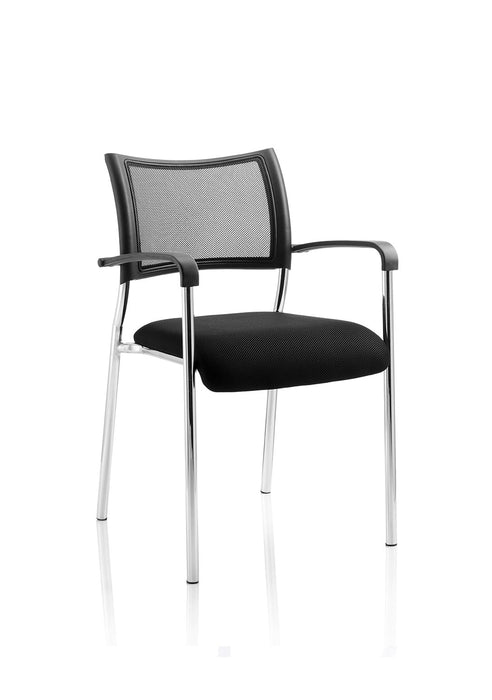 Brunswick Visitor Chair Visitor Dynamic Office Solutions With Arms Chrome 