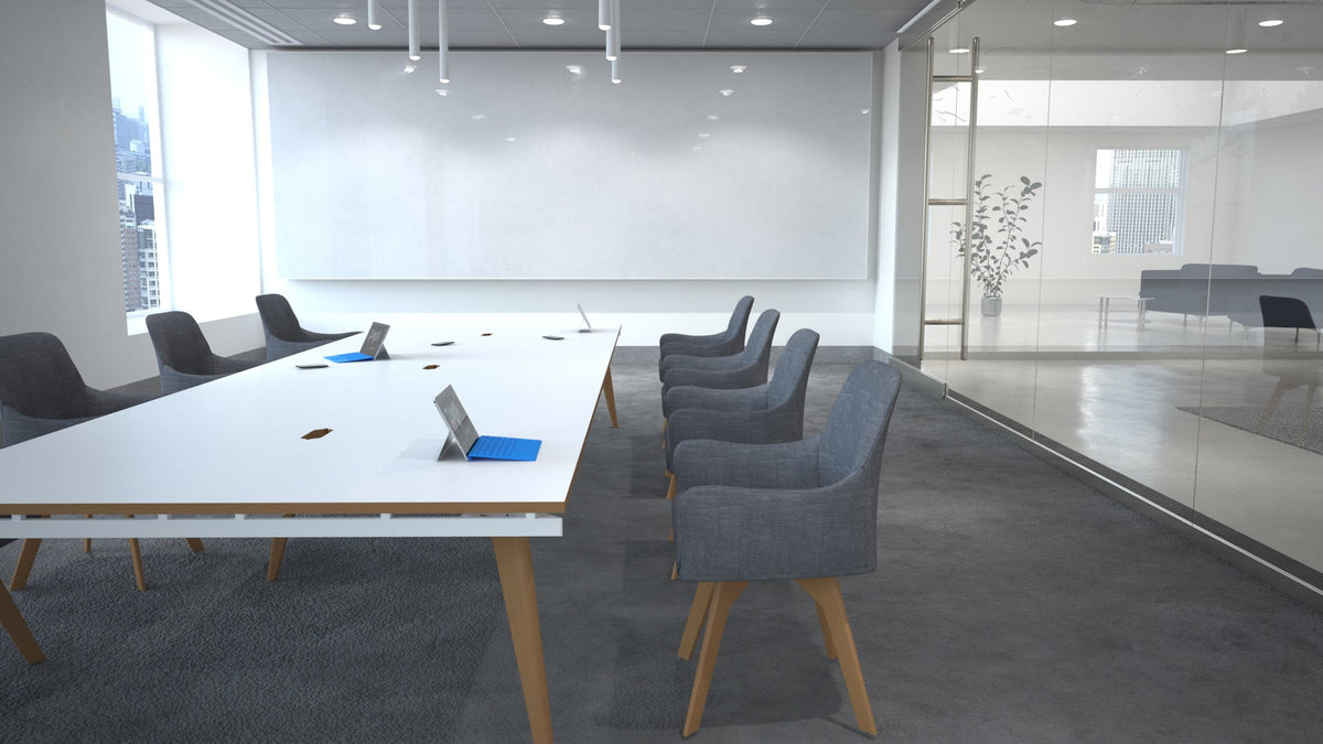Carmen Wooden Leg Chair Visitor Dynamic Office Solutions