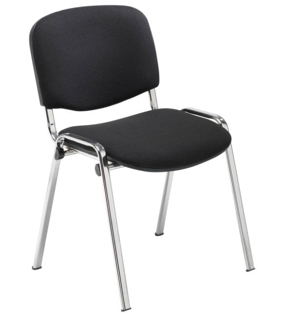 Club Conference Room Chair - Chrome Frame CONFERENCE TC Group Black Chrome