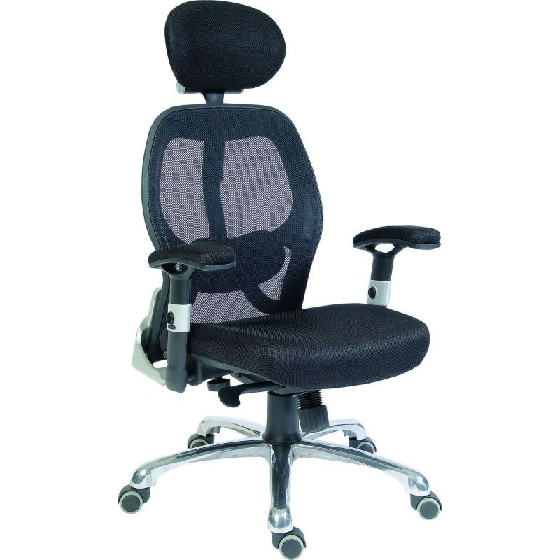 Cobham Mesh Back Desk Chair Mesh Office Chairs Teknik Black