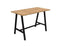 Cohesion High Meeting Table Meeting Table Buronomic 1800mm x 900mm Black Timber