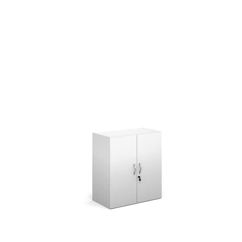 Contract double door cupboard 830mm high with 1 shelf Wooden Storage Dams