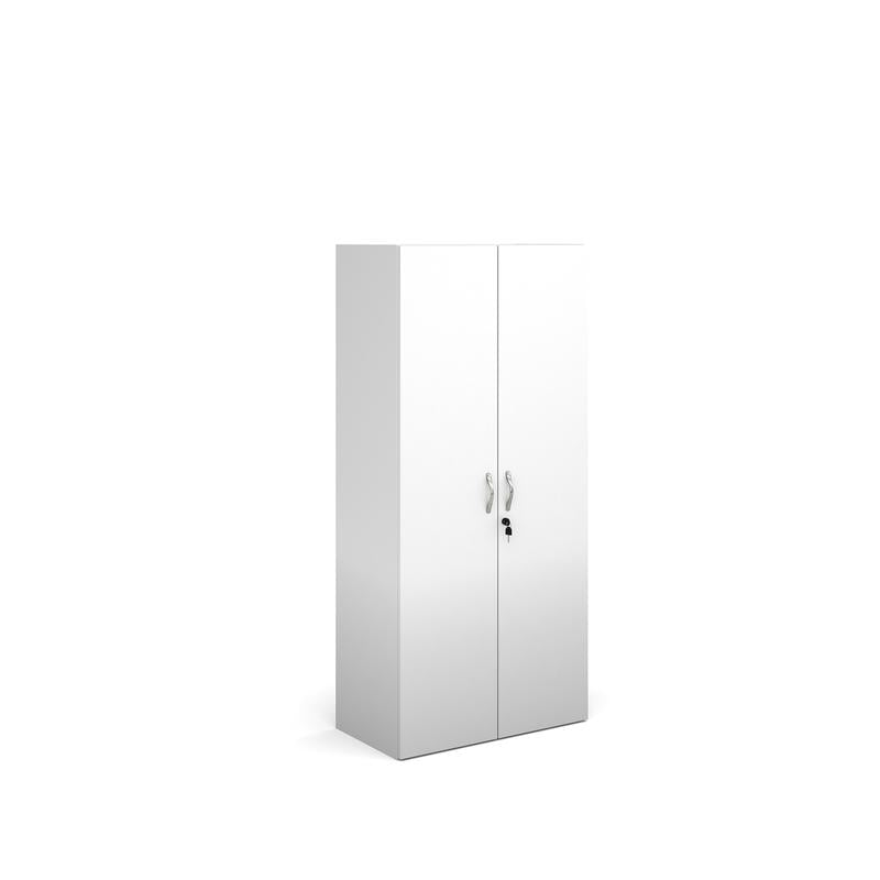 Contract double door office cupboard 1630mm high with 3 shelves Wooden Storage Dams