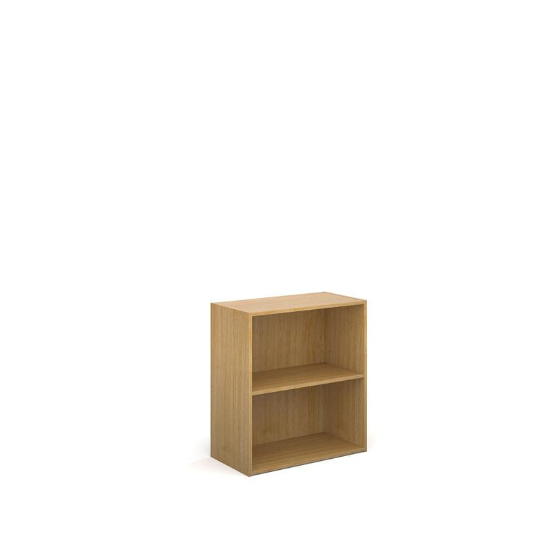 Contract office bookcase 830mm high with 1 shelf Wooden Storage Dams