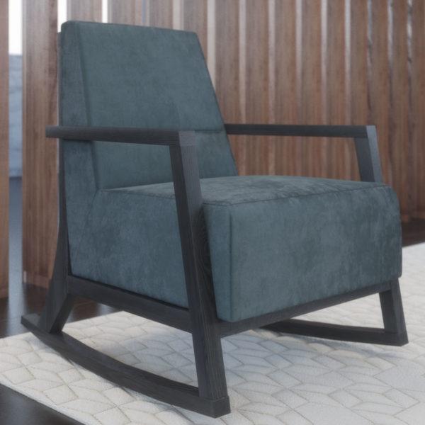 Cooper Wooden Frame Rocking Armchair SOFT SEATING Social Spaces 