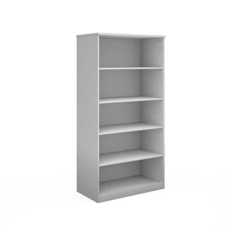 Deluxe Office bookcase 2000mm high with 4 shelves Wooden Storage Dams