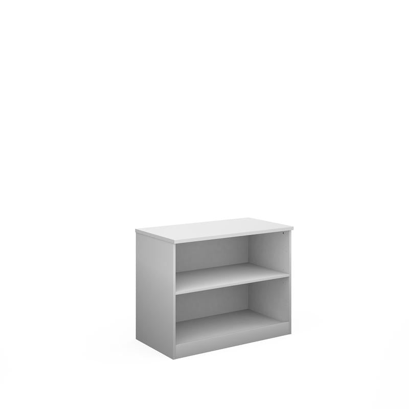 Deluxe Office bookcase 800mm high with 1 shelf Wooden Storage Dams