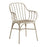 Denver Arm Chair Café Furniture zaptrading Retro White 