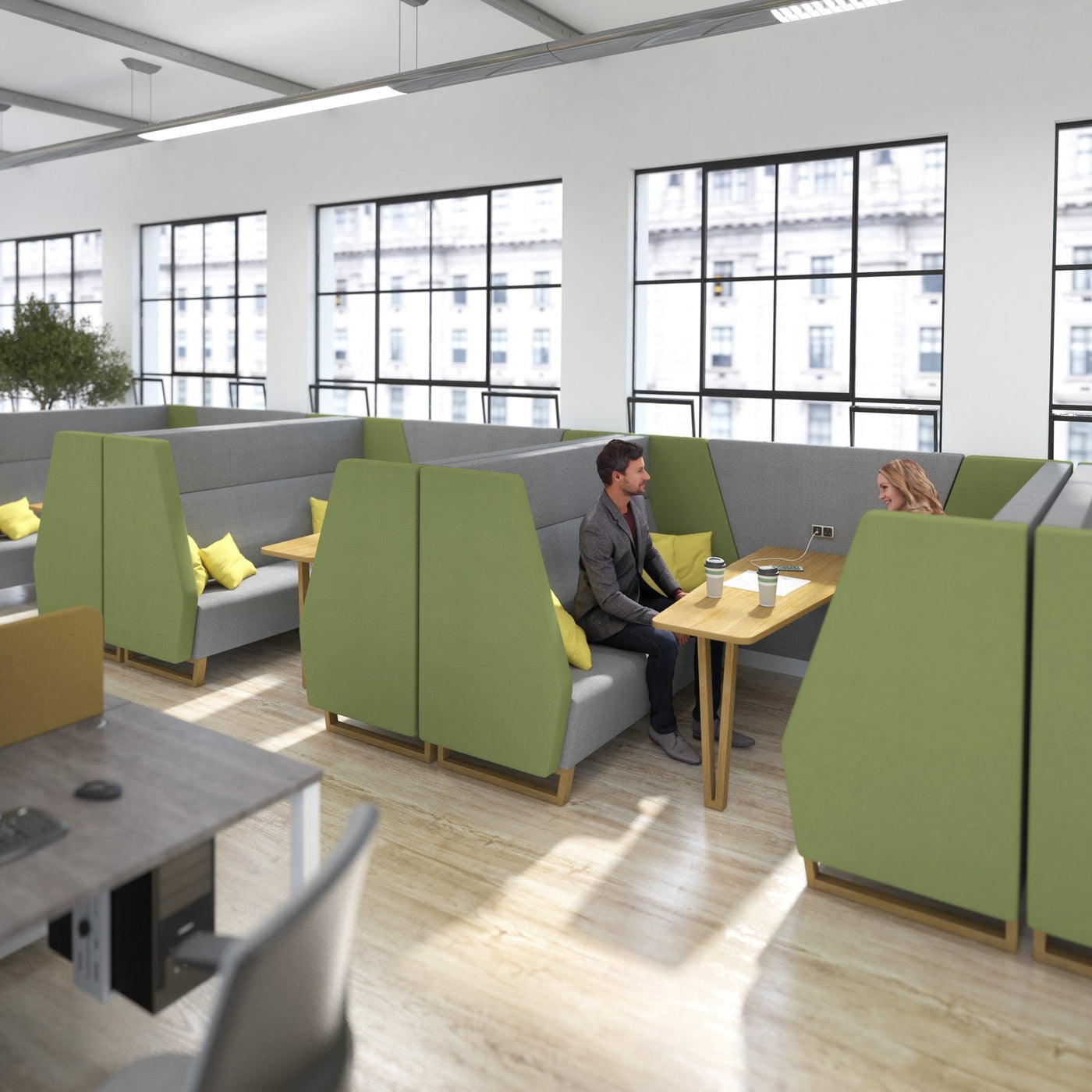 Encore Four Person Meeting Pod SOFT SEATING Social Spaces